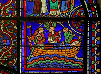 Szene aus dem Leben des heiligen Martin, Kathedrale von Chartres